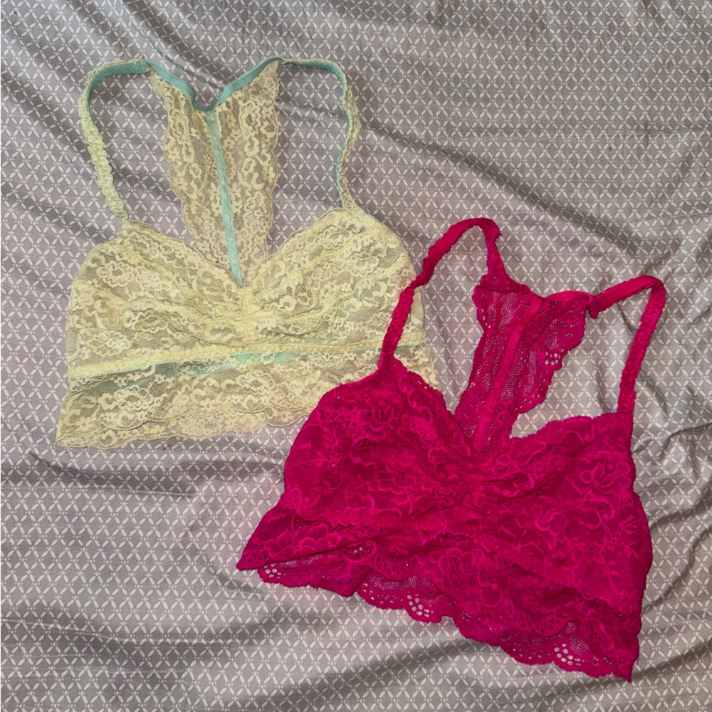 Set of 2 VS PINK Bralettes